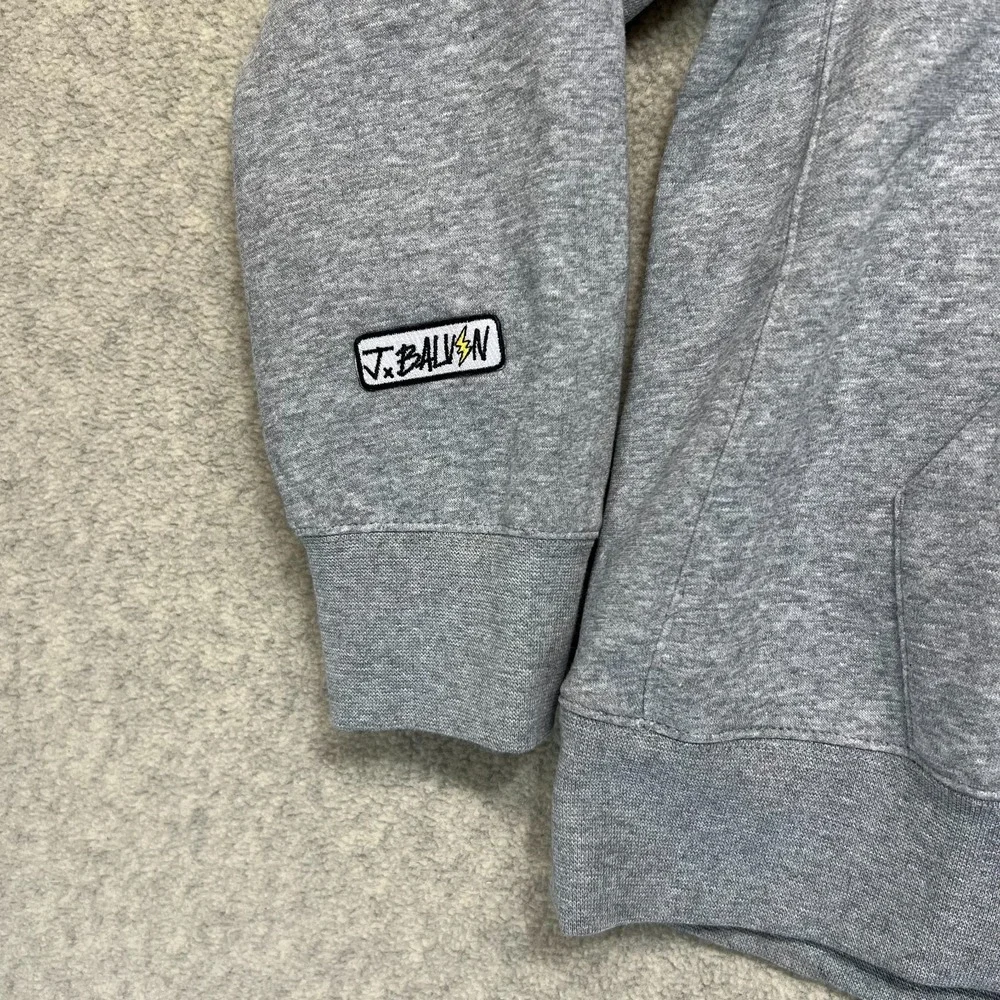 NWT Nike Mens‎ J. Balvin Es Miller Time Hoodie Gray Logo Es Jose Time Graphic XL